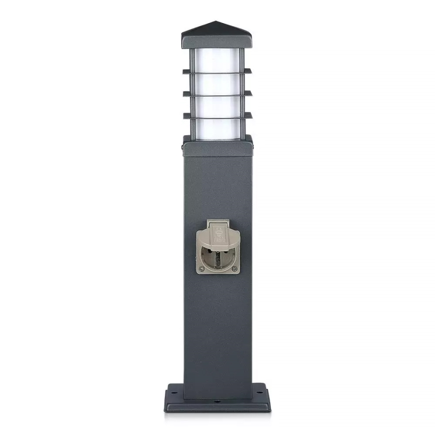 Lámpara de exterior con enchufes SCHUKO 1xE27/13W/230V IP44