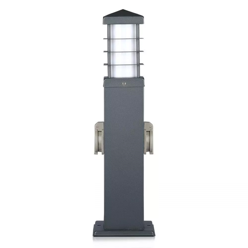 Lámpara de exterior con enchufes SCHUKO 1xE27/13W/230V IP44