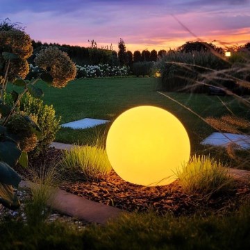 Lámpara de exterior GLOBO 1xE27/60W/230V diá. 60 cm IP44