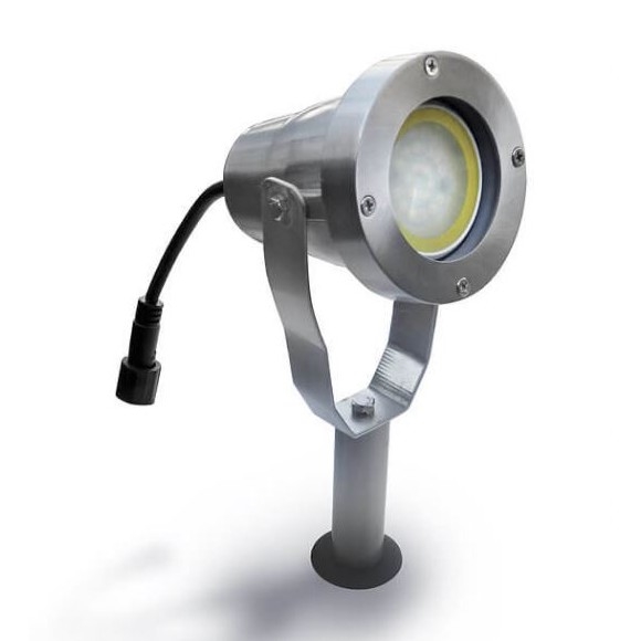 Lámpara de exterior LED EASY CONNECT 1xGU10/4W/230V IP67 cromo mate