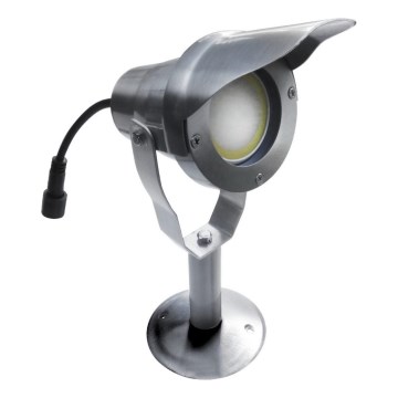 Lámpara de exterior LED EASY CONNECT 1xGU10/6,5W/230V IP67 cromo mate