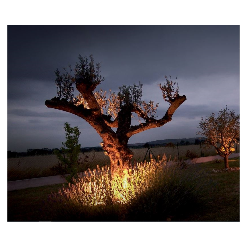 Lámpara de exterior LED EASY CONNECT 1xGU10/6,5W/230V IP67 cromo mate