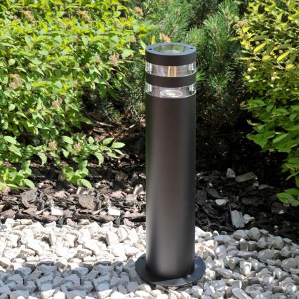 Lámpara de exterior RINO 1xE27/12W/230V IP54 44 cm negro