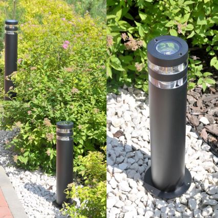Lámpara de exterior RINO 1xE27/12W/230V IP54 44 cm negro