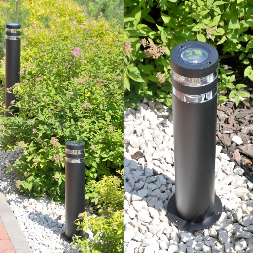 Lámpara de exterior RINO 1xE27/12W/230V IP54 44 cm negro
