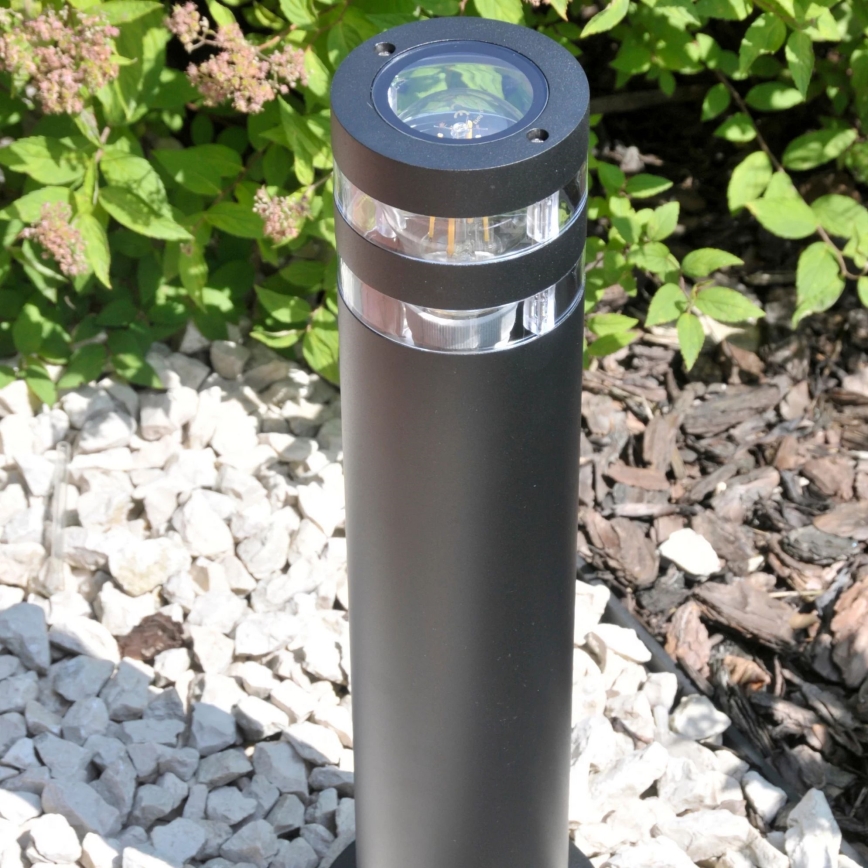 Lámpara de exterior RINO 1xE27/12W/230V IP54 44 cm negro