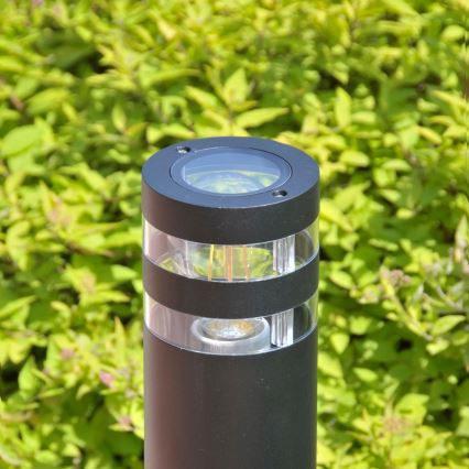 Lámpara de exterior RINO 1xE27/12W/230V IP54 44 cm negro
