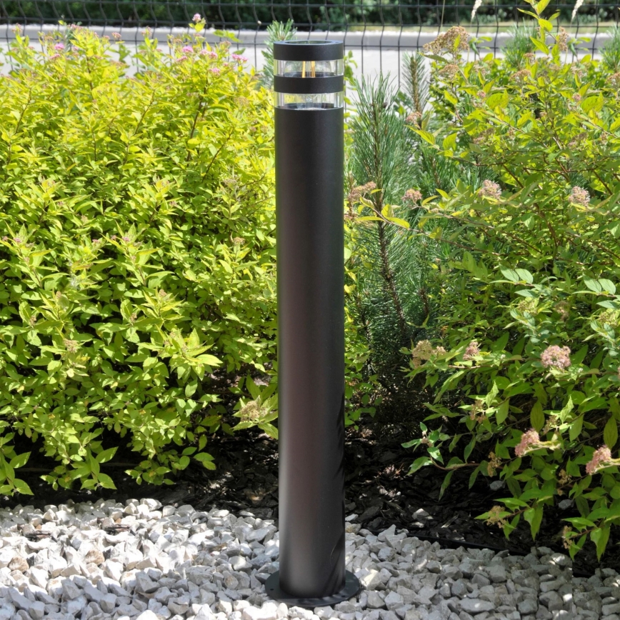 Lámpara de exterior RINO 1xE27/12W/230V IP54 74 cm negro