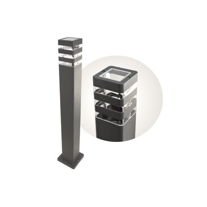 Lámpara de exterior SANTA 1xE27/60W/230V IP54 79,5 cm antracita
