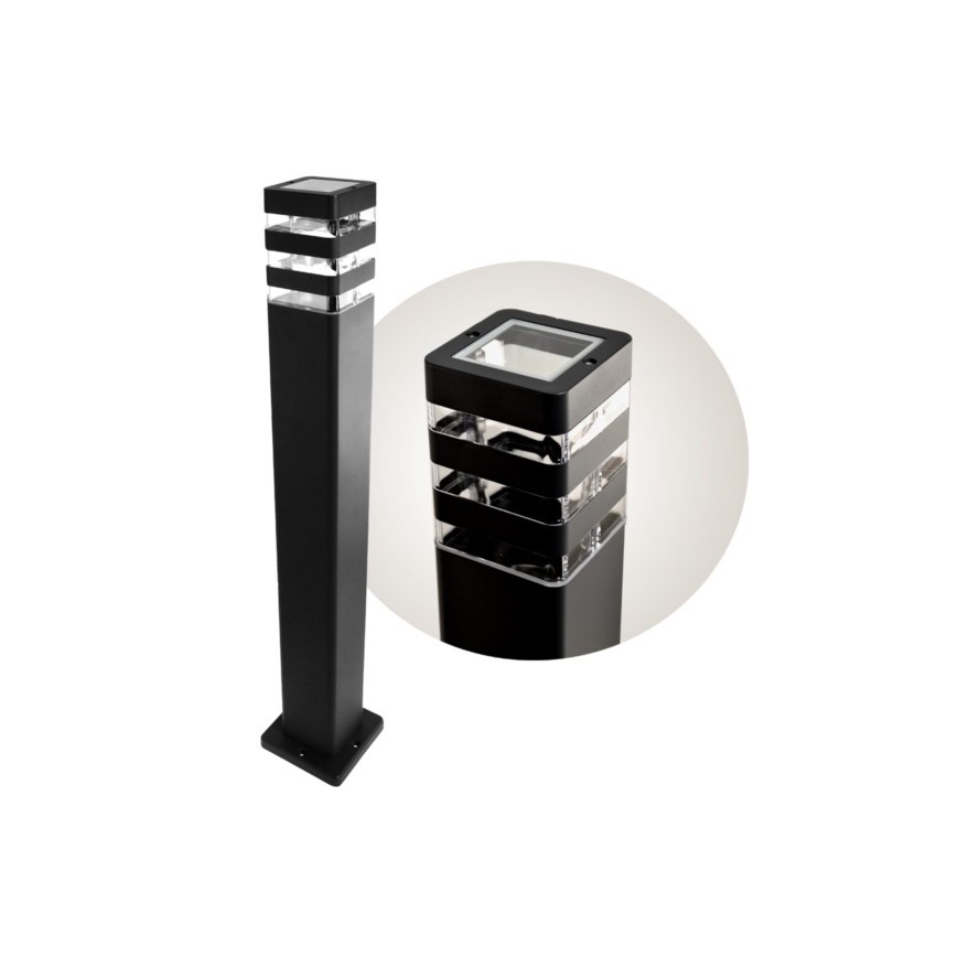 Lámpara de exterior SANTA 1xE27/60W/230V IP54 79,5 cm negro