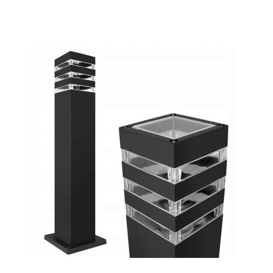 Lámpara de exterior TEKSAS 1xE27/12W/230V IP44 44 cm grafito