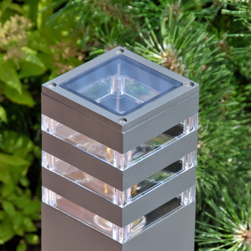 Lámpara de exterior TEKSAS 1xE27/12W/230V IP44 74 cm antracita