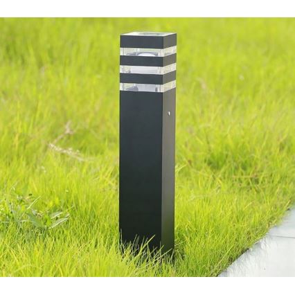 Lámpara de exterior TEKSAS 1xE27/12W/230V IP44 74 cm antracita