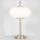 Lámpara de mesa 1xE14/3W/230V blanco/latón