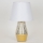 Lámpara de mesa 1xE14/40W/230V blanco/dorado
