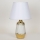 Lámpara de mesa 1xE14/40W/230V blanco/dorado