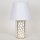 Lámpara de mesa 1xE14/40W/230V blanco/dorado