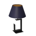 Lámpara de mesa 1xE27/60W/230V 45 cm azul/dorado