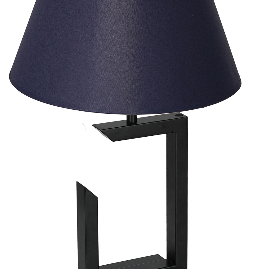Lámpara de mesa 1xE27/60W/230V 45 cm azul/dorado