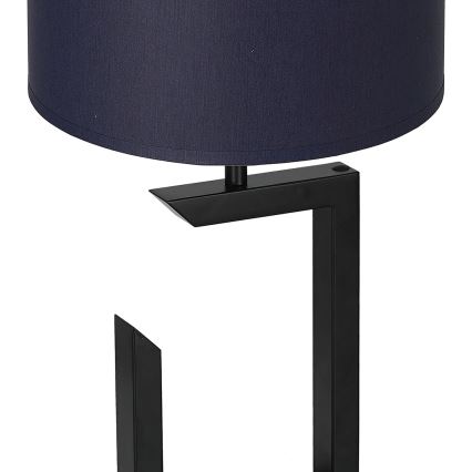 Lámpara de mesa 1xE27/60W/230V 45 cm azul/dorado