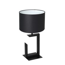 Lámpara de mesa 1xE27/60W/230V 45 cm negro/blanco