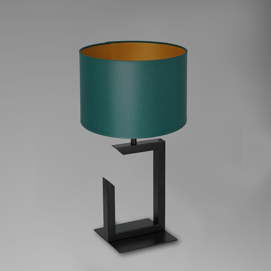 Lámpara de mesa 1xE27/60W/230V 45 cm verde/dorado