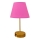 Lámpara de mesa 1xE27/60W/230V rosa/cobre