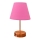 Lámpara de mesa 1xE27/60W/230V rosa/cobre