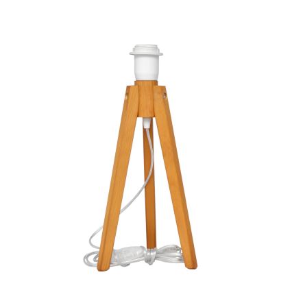 Lámpara de mesa ALBA 1xE27/15W/230V color crema/roble