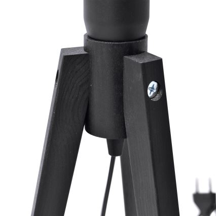 Lámpara de mesa ALBA 1xE27/15W/230V marrón/pino