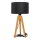 Lámpara de mesa ALBA 1xE27/15W/230V negro/roble