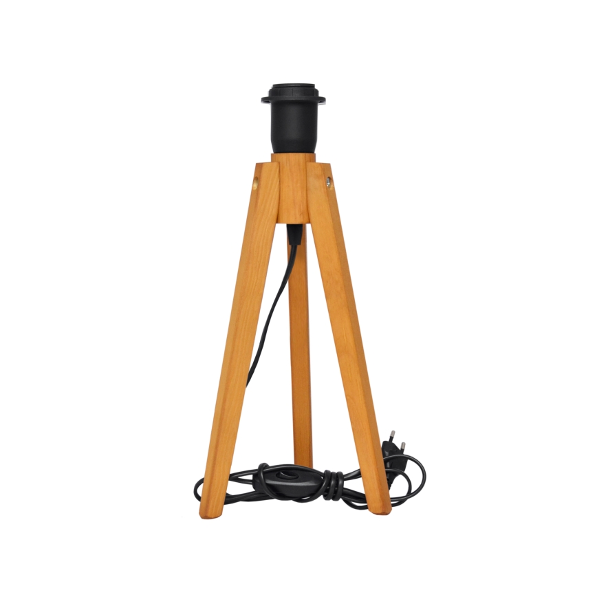 Lámpara de mesa ALBA 1xE27/15W/230V negro/roble