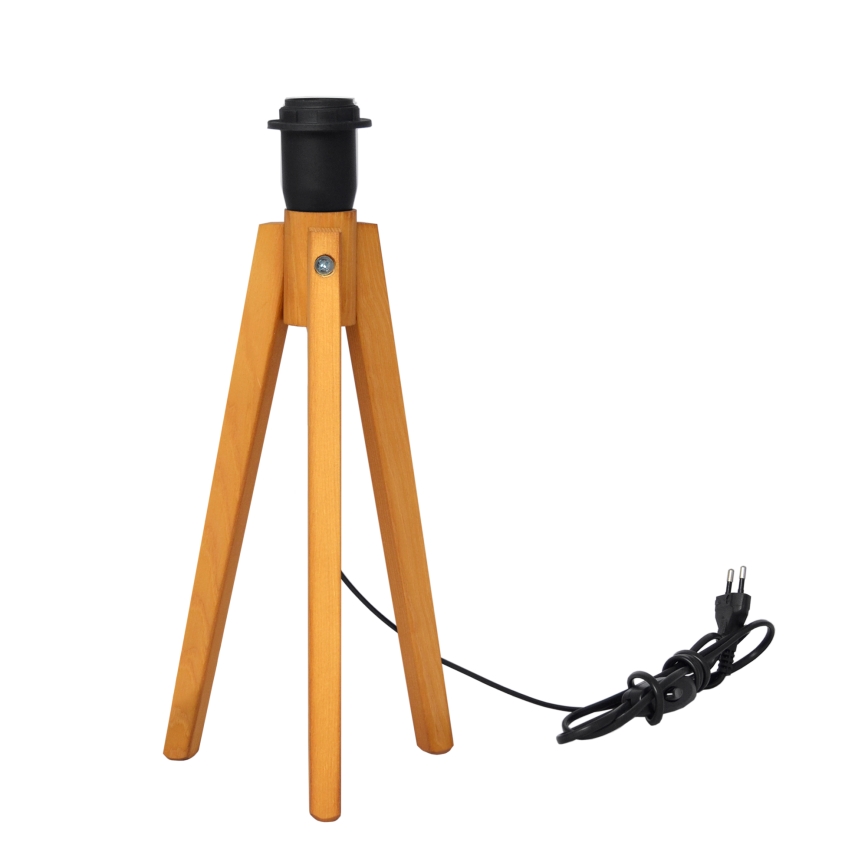 Lámpara de mesa ALBA 1xE27/15W/230V negro/roble