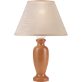 Lámpara de mesa AMFORA 1xE27/60W/230V marrón/haya