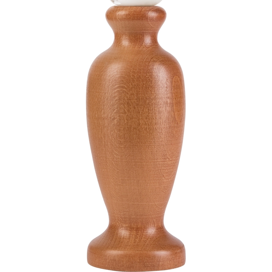 Lámpara de mesa AMFORA 1xE27/60W/230V marrón/haya