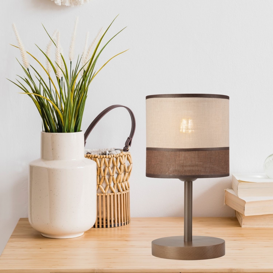 Lámpara de mesa ANDREA 1xE27/60W/230V - FSC Certificado