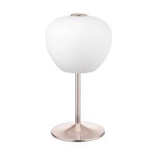 Lámpara de mesa ARAGON 3xG9/3W/230V blanco/oro rosa