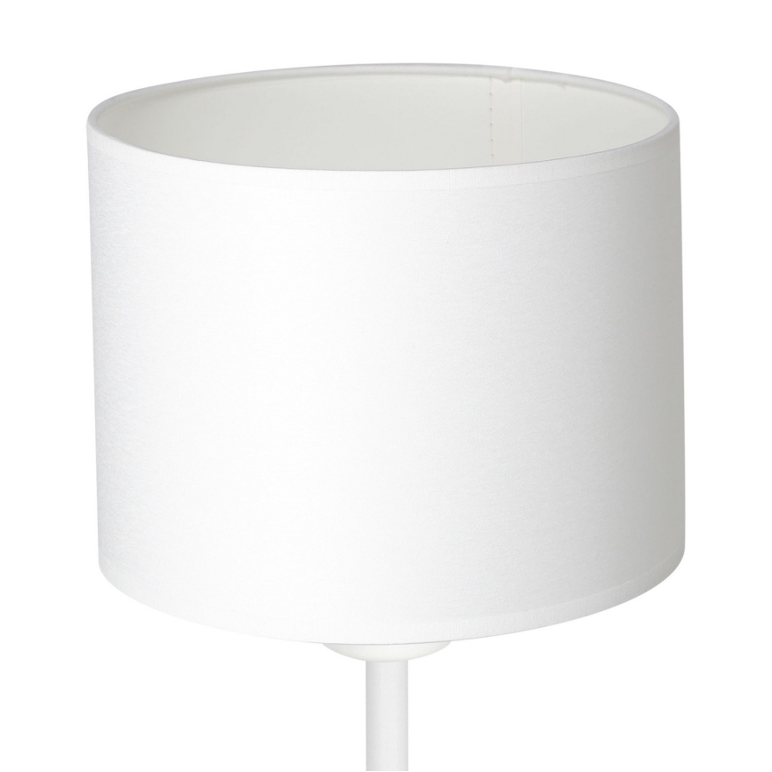 Lámpara de mesa ARDEN 1xE27/60W/230V diá. 18 cm blanco