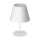 Lámpara de mesa ARDEN 1xE27/60W/230V diá. 20 cm blanco