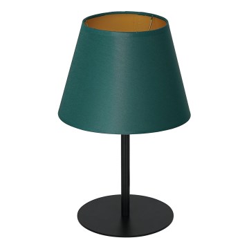 Lámpara de mesa ARDEN 1xE27/60W/230V diá. 20 cm verde/dorado