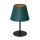 Lámpara de mesa ARDEN 1xE27/60W/230V diá. 20 cm verde/dorado