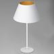 Lámpara de mesa ARDEN 1xE27/60W/230V diá. 30 cm blanco/dorado