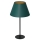 Lámpara de mesa ARDEN 1xE27/60W/230V diá. 30 cm verde/dorado