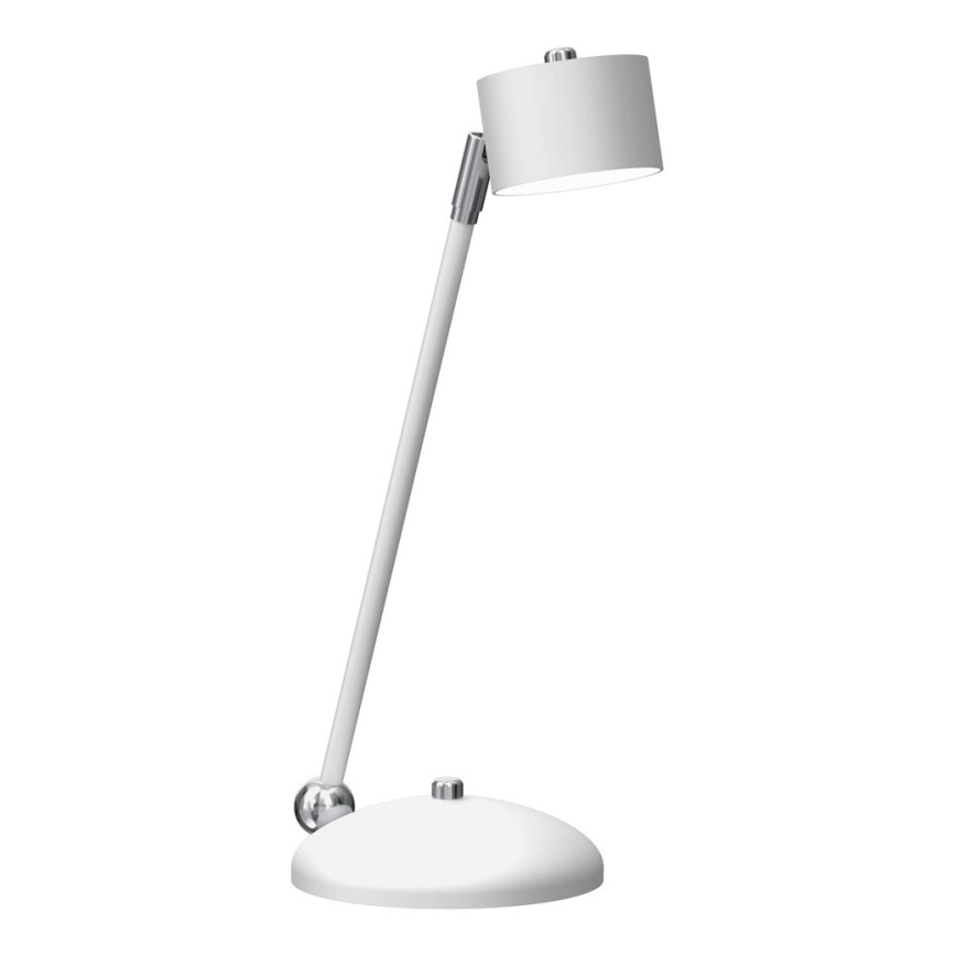Lámpara de mesa ARENA 1xGX53/11W/230V blanco/cromo brillante