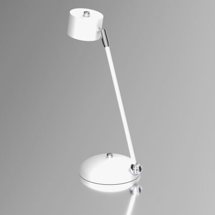 Lámpara de mesa ARENA 1xGX53/11W/230V blanco/cromo brillante