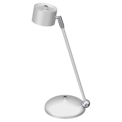 Lámpara de mesa ARENA 1xGX53/11W/230V blanco/cromo brillante