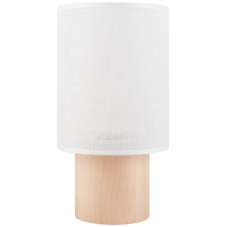 Lámpara de mesa ARI TABLE 1xE27/60W/230V blanco/haya