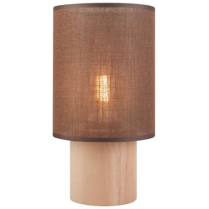 Lámpara de mesa ARI TABLE 1xE27/60W/230V marrón/haya