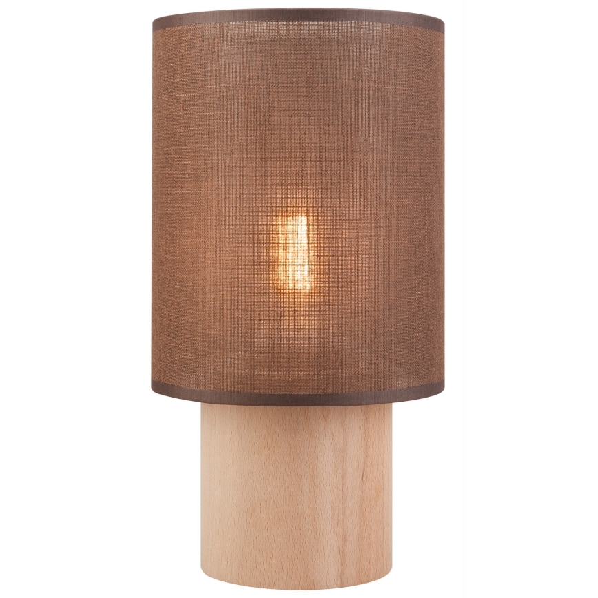 Lámpara de mesa ARI TABLE 1xE27/60W/230V marrón/haya