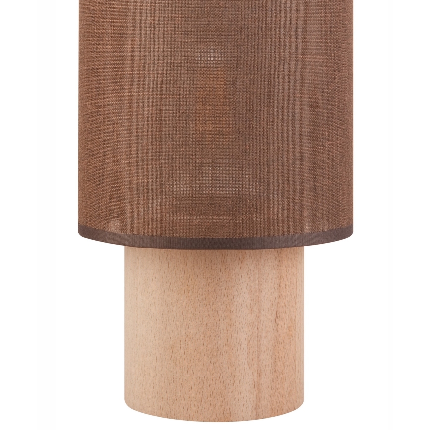 Lámpara de mesa ARI TABLE 1xE27/60W/230V marrón/haya